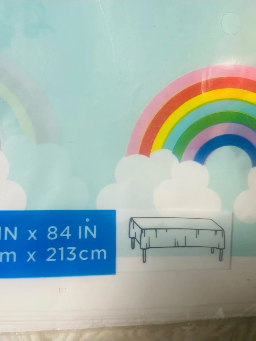321 Party coordinated rainbow